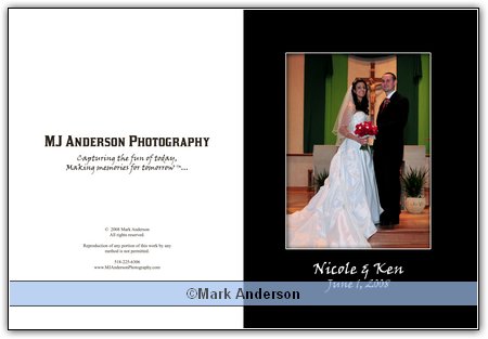 I just completed making the edits to their beautiful wedding book